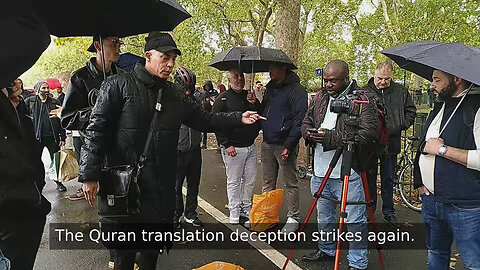 Isa Is Allah's Son, Because He Was The One Who Put Him Into Mary - Speakers Corner