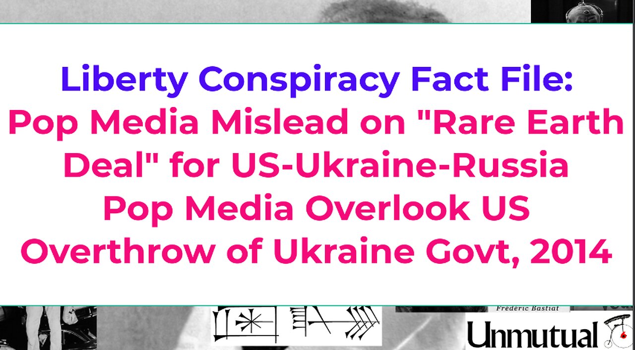 Liberty Fact File: Pop Media Wrong. Rare Earth Mins Are In Russian Regions Now