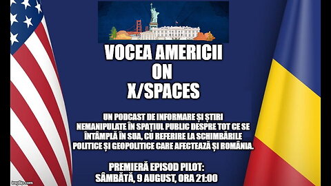 Vocea Americii de pe X/Spaces, ep.1