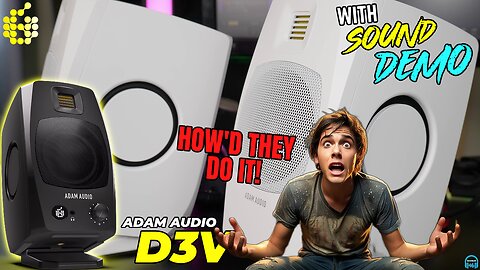 ADAM AUDIO D3V Studio Monitors 🔊 Review and SOUND DEMO [4K]