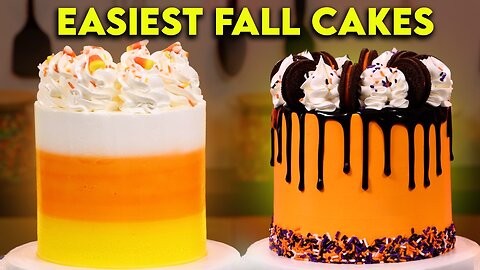 Halloween Cake Ideas Using Candy Corn and Oreo!