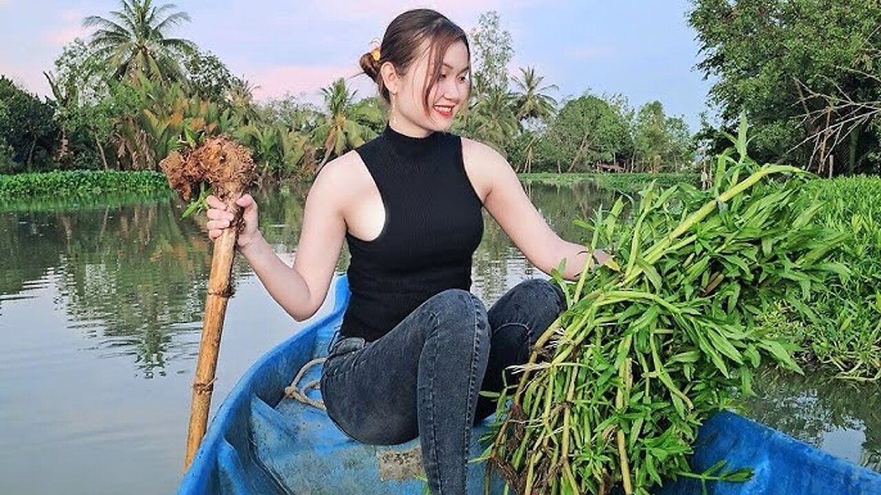 Traveling almost 100 km to harvest this vegetable