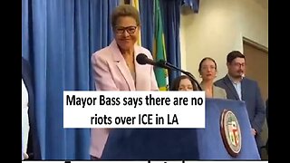 Karen Bass claims riots never happened