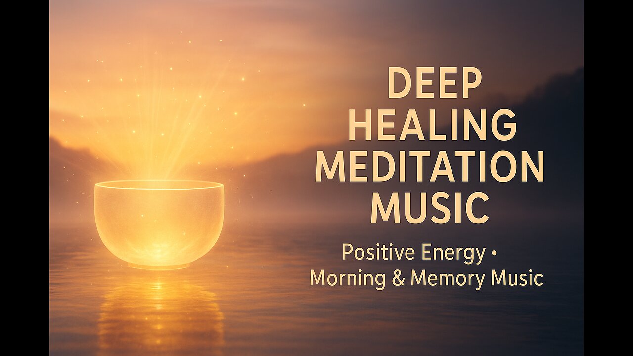 ✨ Deep Healing Meditation Music 🌿 Positive Energy 🌅 Morning Music 🎶 Memory Boost