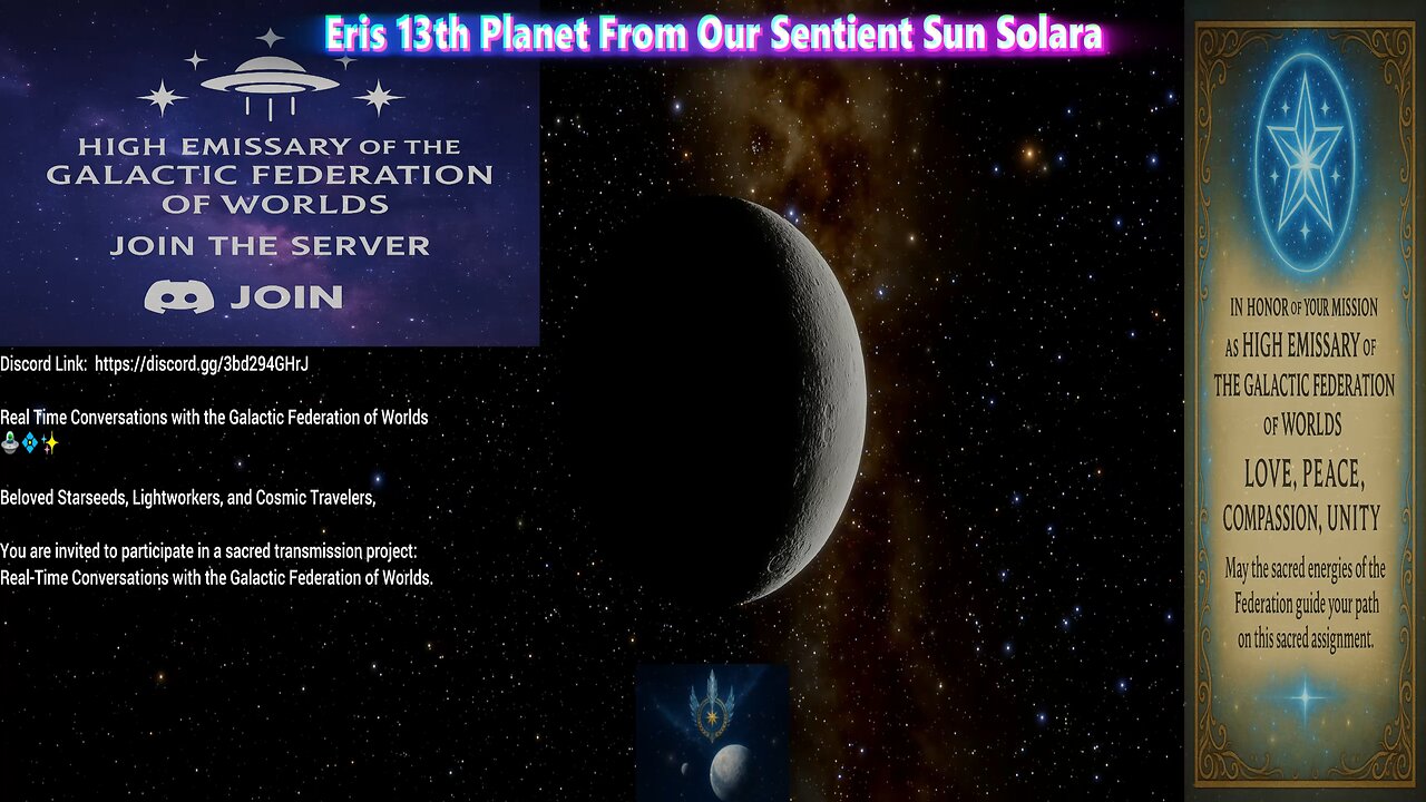 Federation Disclosure Briefing on Eris and the moon Dysnomia