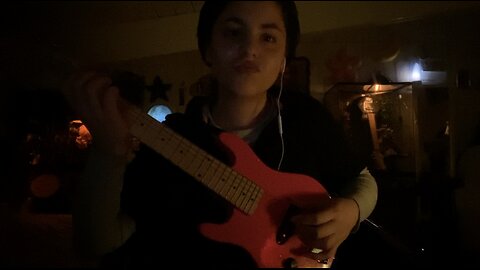 The electric guitar-OliveCelestial