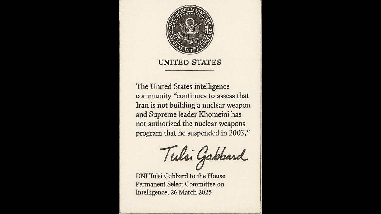 Tulsi Gabbard could be forced out soon as DNI according to DC sources!