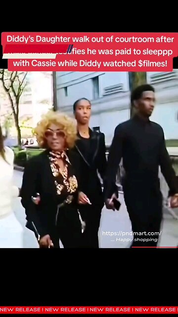 Diddy’s Daughter Exits Courtroom After Male Dancer Claims He Was Paid to Sleep with Cassie.