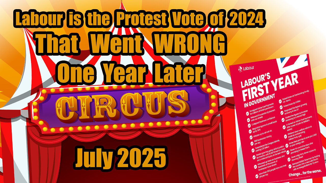 Labour is the Protest Vote of 2024 That Went Wrong 1 Year Report July 2025