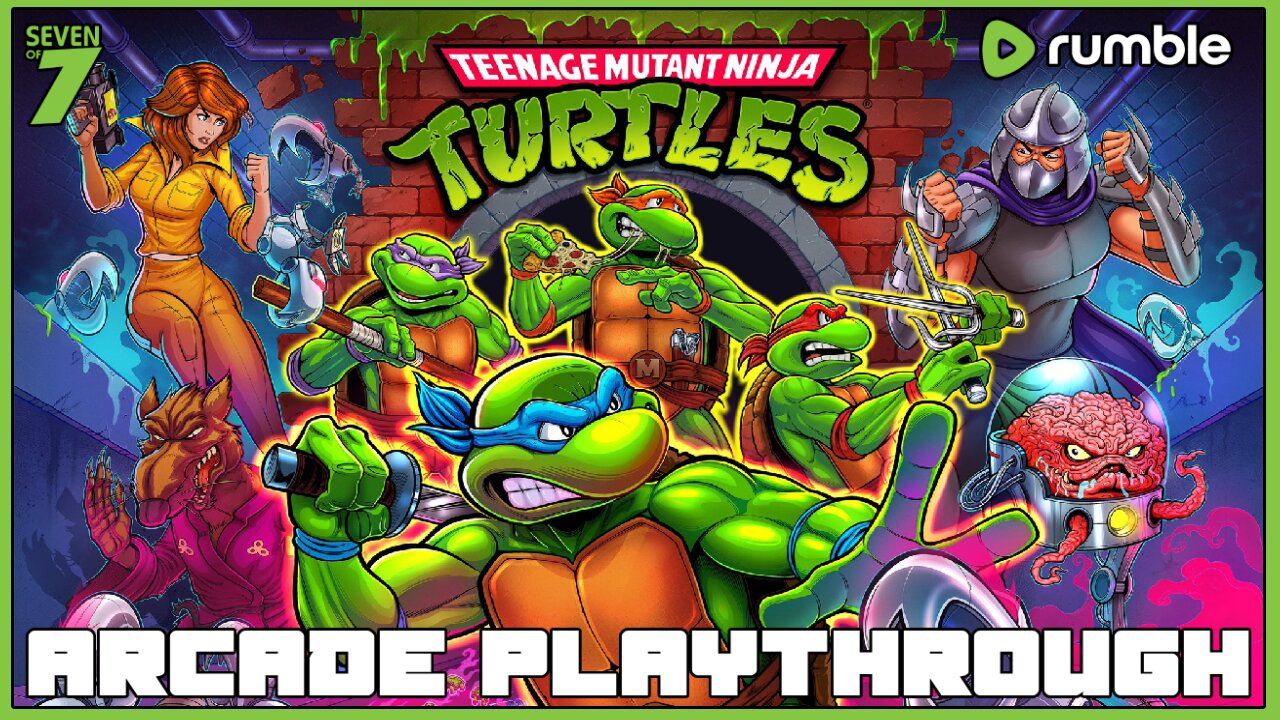 Teenage Mutant Ninja Turtles Playthrough (Arcade)