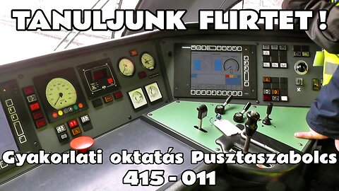 2016.01.11. FLIRT gyakorlati oktatás Pusztaszabolcson, avagy a Nagy Piros Villamos rejtett titkai.