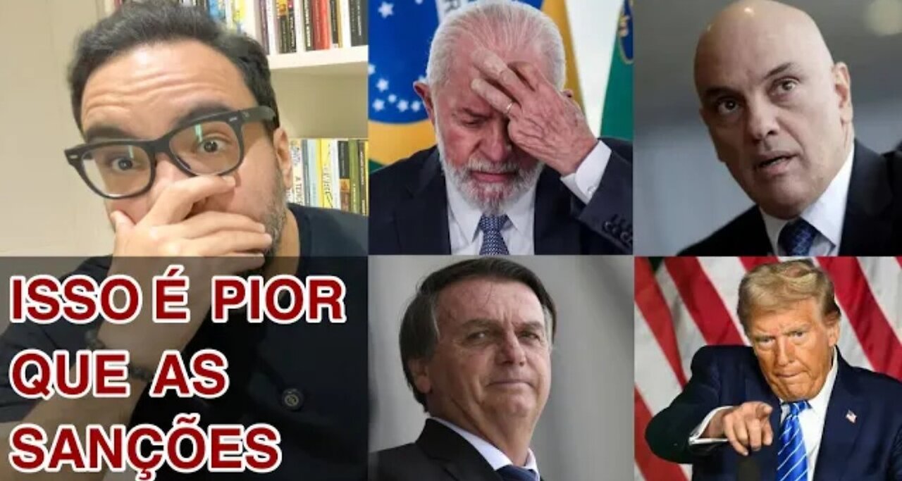 Sanções? NÃO! Algo MUITO PIOR ameaça Lula e Moraes.