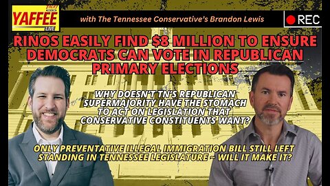 RINOs Easily Find $8 Million To Ensure Democrats Can Vote In Republican Primary Elections... & More!