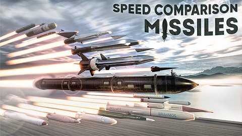 SPEED COMPARISON 3D | Missiles 🚀