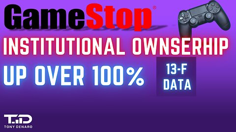 GME Institutional Ownership Soars 100% - What do they KNOW?