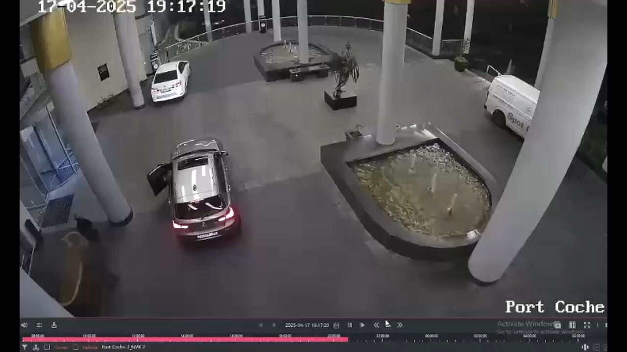 Theft at the hotel entrance