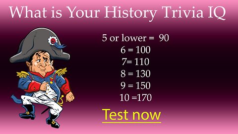 History Trivia Quiz
