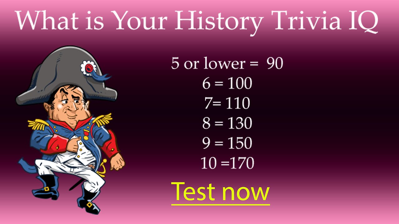 History Trivia Quiz