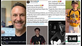 A few of the latest jabbed dead people...
