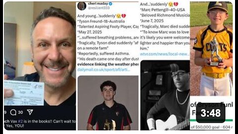 A few of the latest jabbed dead people...