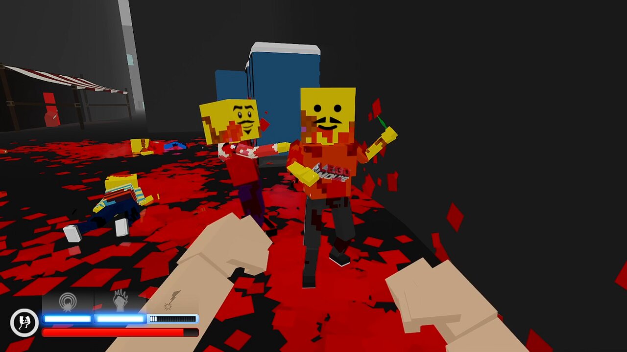 The Alleyways with LEGO People - (Paint The Town Red) - (No Commentary).