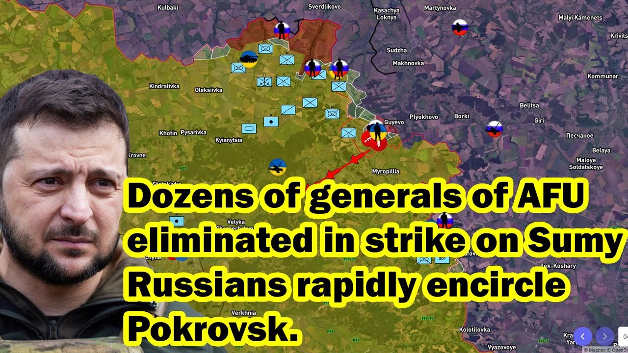 BREAKING: Russian Strike Wipes Out Dozens of AFU Generals in Sumy—Pokrovsk Encircled!