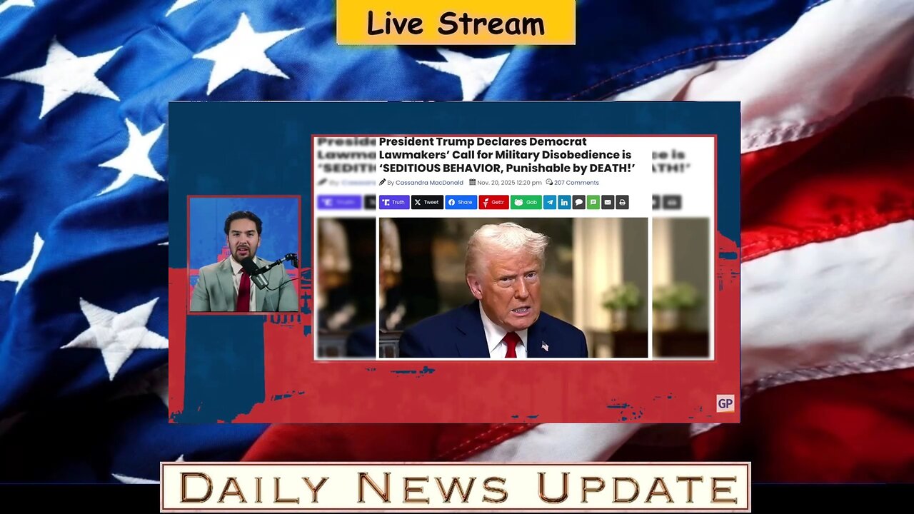 From Gateway Pundit - WATCH: Trump CALLS OUT Dems for ‘Seditious’ Behavior | DC Dive