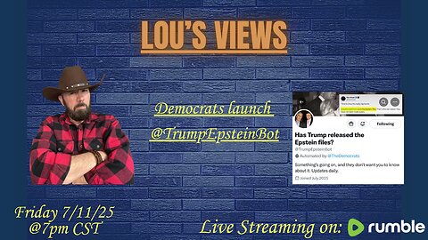 #205 - Democratic Party launches @TrumpEpsteinBot