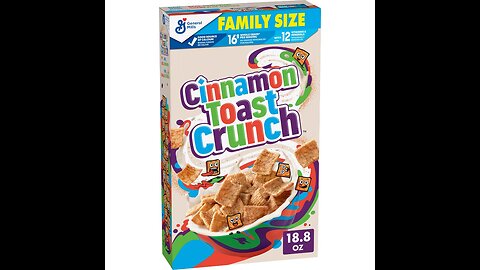 Cross kick Studio Films my favorite cereal Cinnamon Toast Crunch