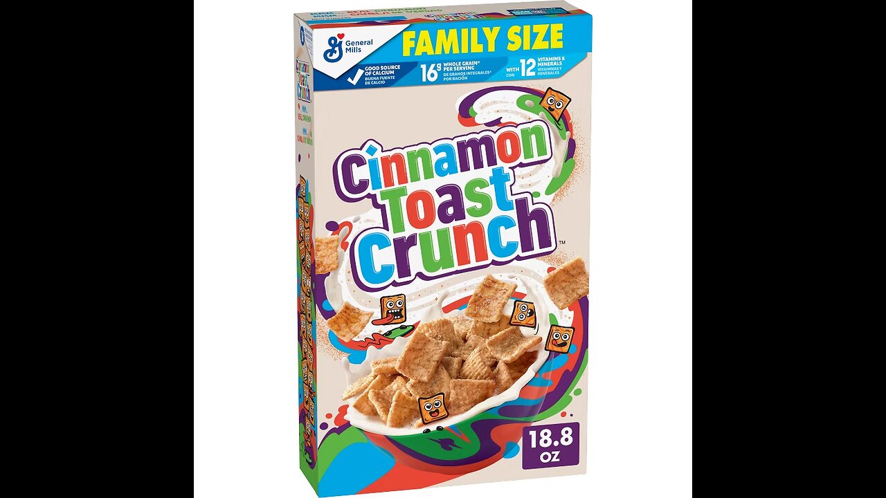 Cross kick Studio Films my favorite cereal Cinnamon Toast Crunch