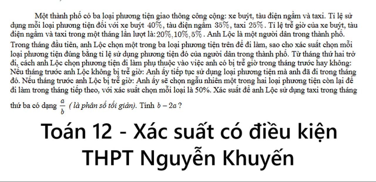 THPT Nguyễn Khuyến: Một thành phố có ba loại phương tiện giao thông công cộng: xe buýt, tàu điện