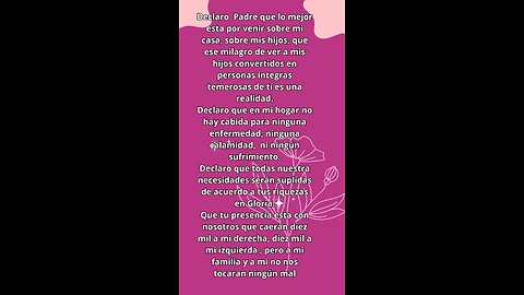 Oración diaria por nuestros hijos 🙏
