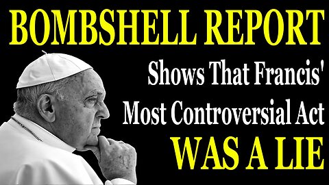 Bombshell Report Proves That Francis' Traditional Mass BAN Was All A Lie