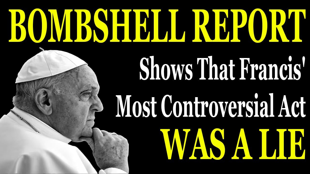 Bombshell Report Proves That Francis' Traditional Mass BAN Was All A Lie