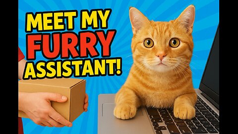 Meet My Furry Assistant 🐱🤣🥰