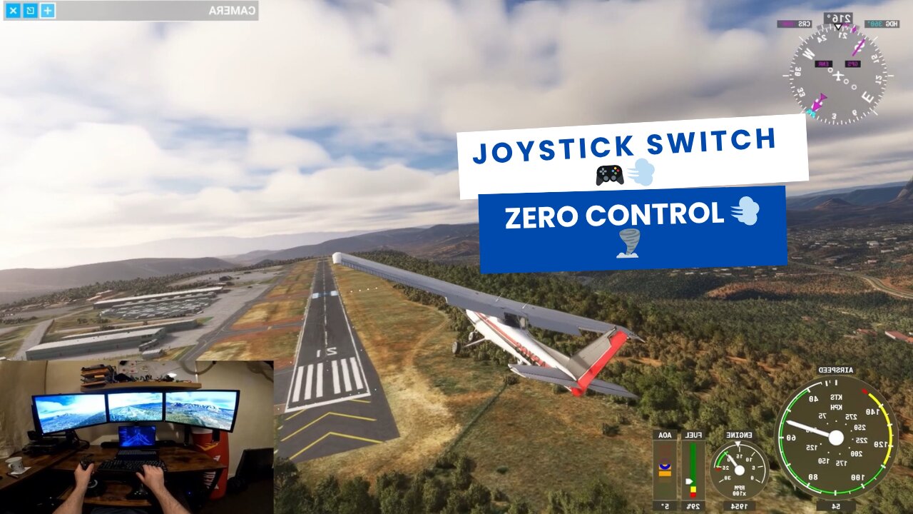 🕹️ Joystick FAILS x3! Windy Landings Nightmare 🌬️🛩️ | MSFS 2020 Challenge