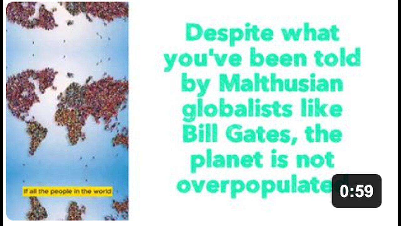 "Debunking Overpopulation Myths: Beyond Gates' Malthusian Globalist Perspective"