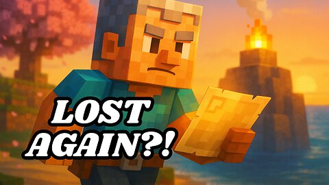 Minecraft Dad Challenge Highlights Day 14: Lost Maps, New Village & the Ocean Surprise!