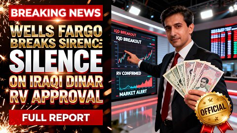 💥 Wells Fargo Breaks Silence on Iraqi Dinar RV Approval 🚨💰 💥 IQD News 2026