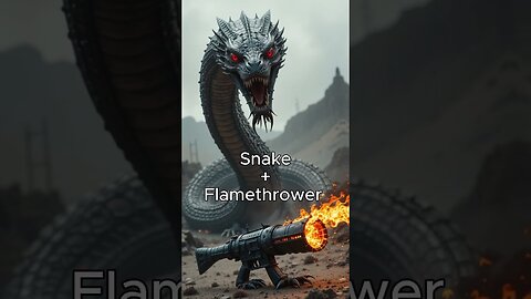Animals + Weapon Ai fusion. Ai Generated Animal Fusion p1