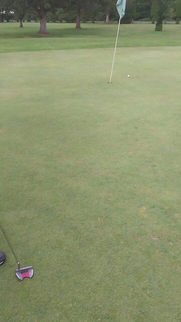 Special Olympics golfing