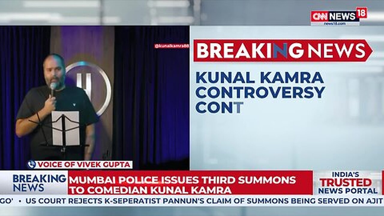 Mumbai Police Issue Third Summons To Comedian Kunal Kamra Amid Eknath Shinde Joke Row