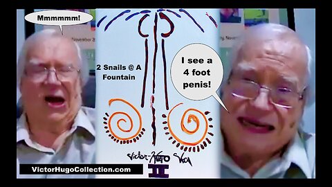 Is Jim Fetzer Closeted Homosexual With Dementia Who Sees 4 Foot Penis In Abstract Art Of Victor Hugo