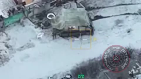 Artillery and Drones Attack Ukrainian Positions in Konstantinovka