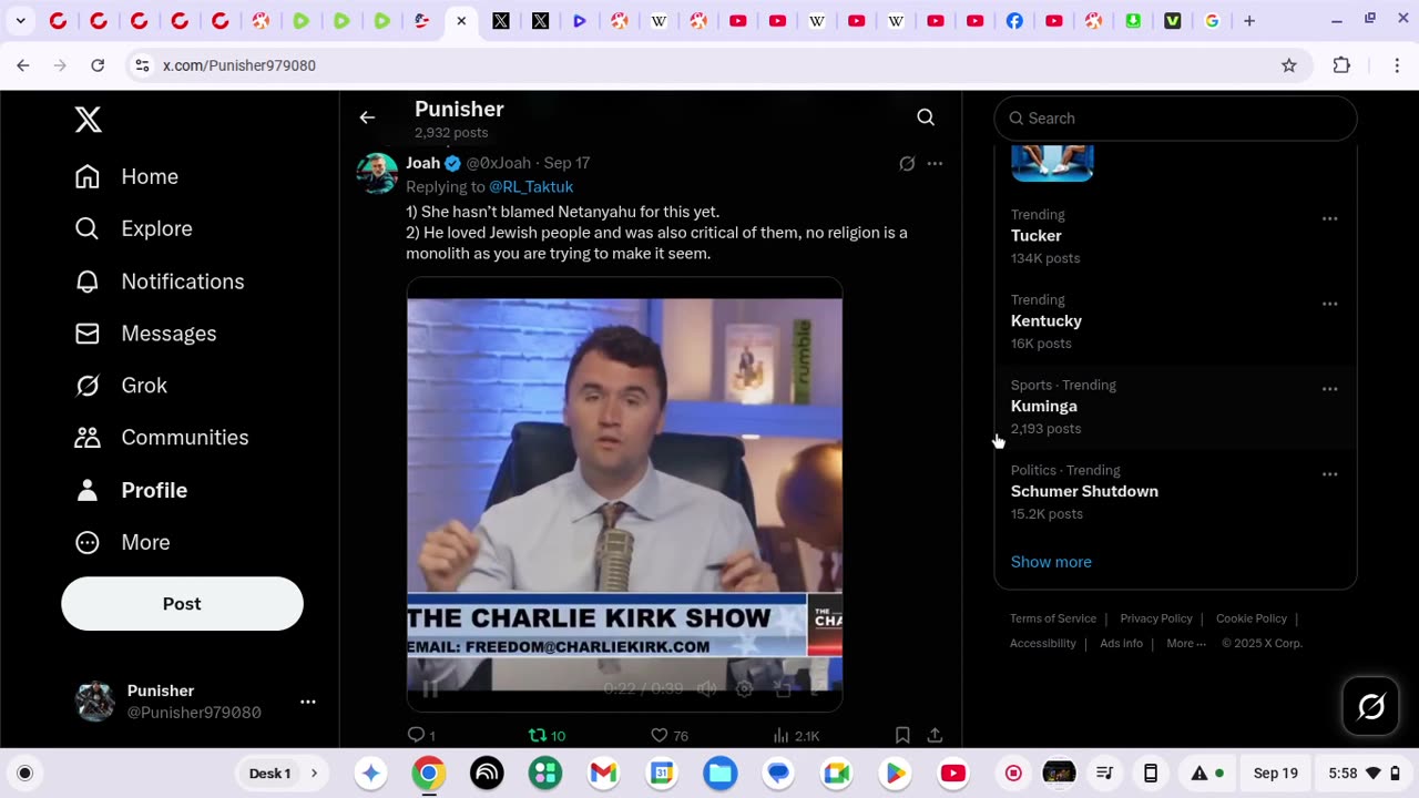 Charlie Kirk Talking About Marxist Jews
