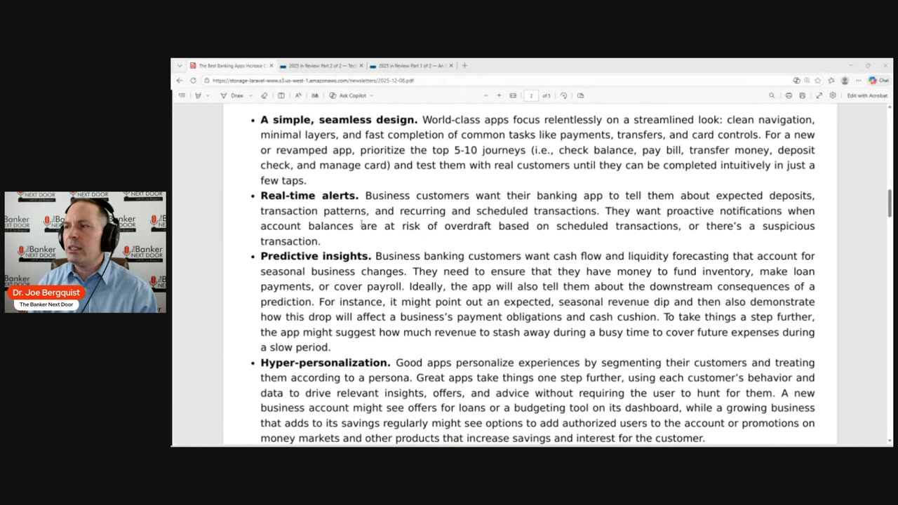 What makes a great mobile banking app?
