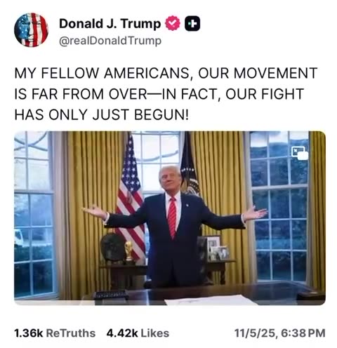 川普總統正為“讓美國再次偉大”（MAGA）運動做準備，迎接拯救共和國的最終決戰 ～