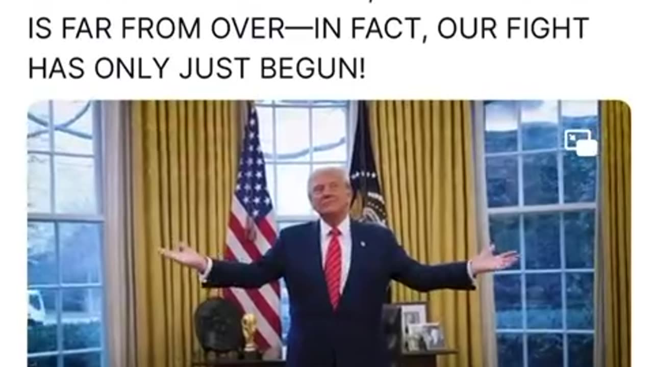 川普總統正為“讓美國再次偉大”（MAGA）運動做準備，迎接拯救共和國的最終決戰 ～