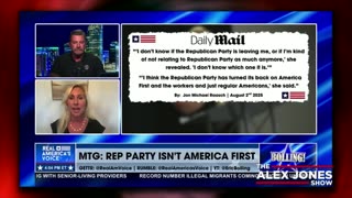 MTG Warns She Could Leave GOP — "Party Has Turned Its Back On America First" 8/5/25