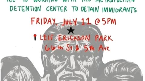 "ICE out of Sunset Park" is TODAY in NYC.